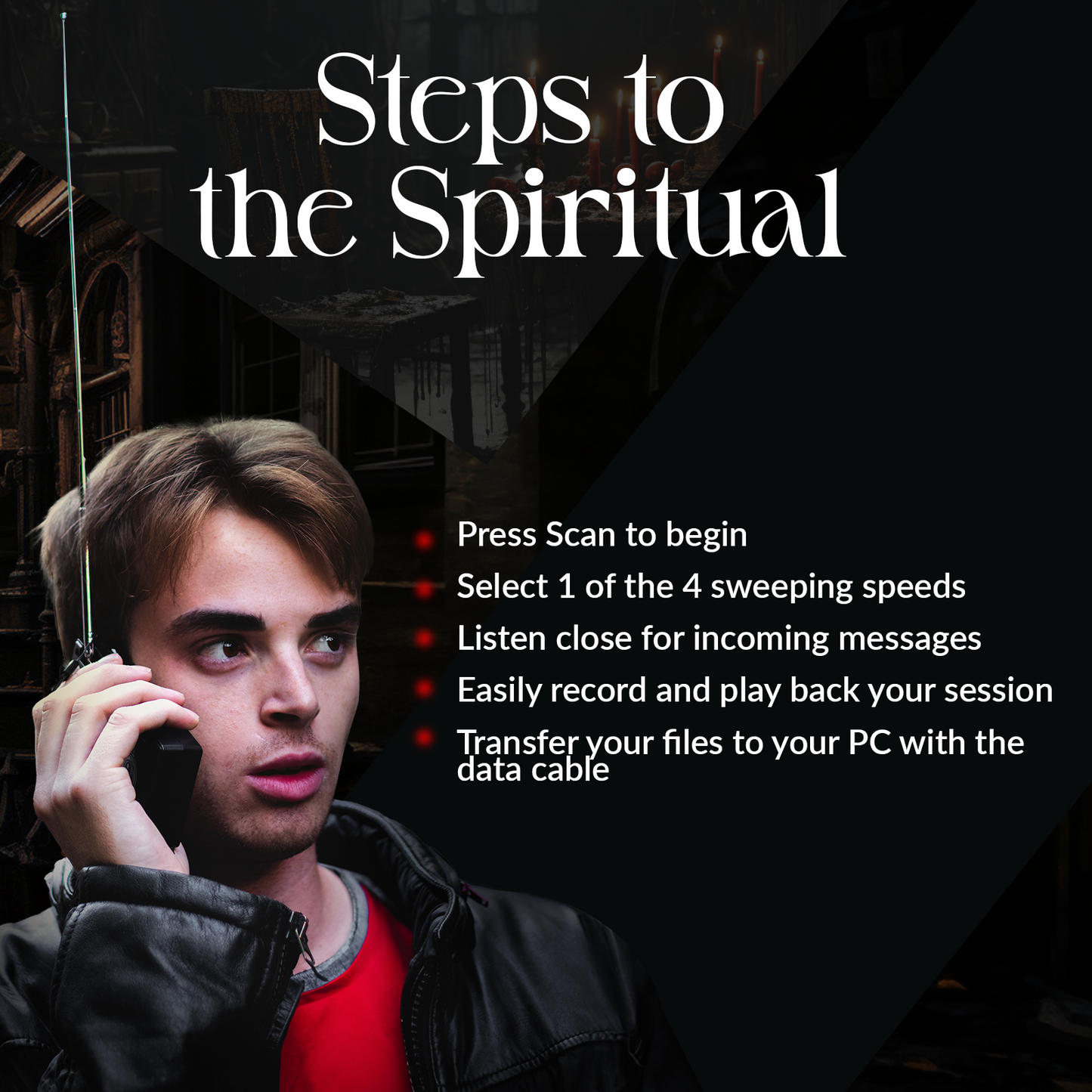 Spirit Box — Handheld EVP Ghost Hunting Equipment Kit