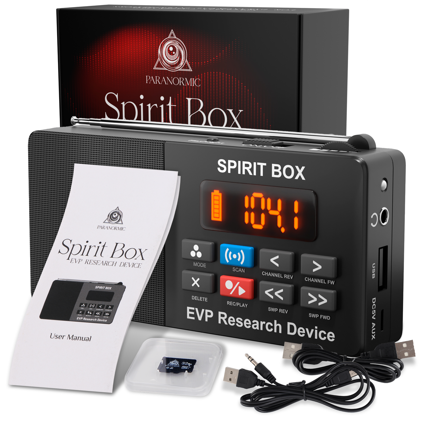 Spirit Box — Handheld EVP Ghost Hunting Equipment Kit
