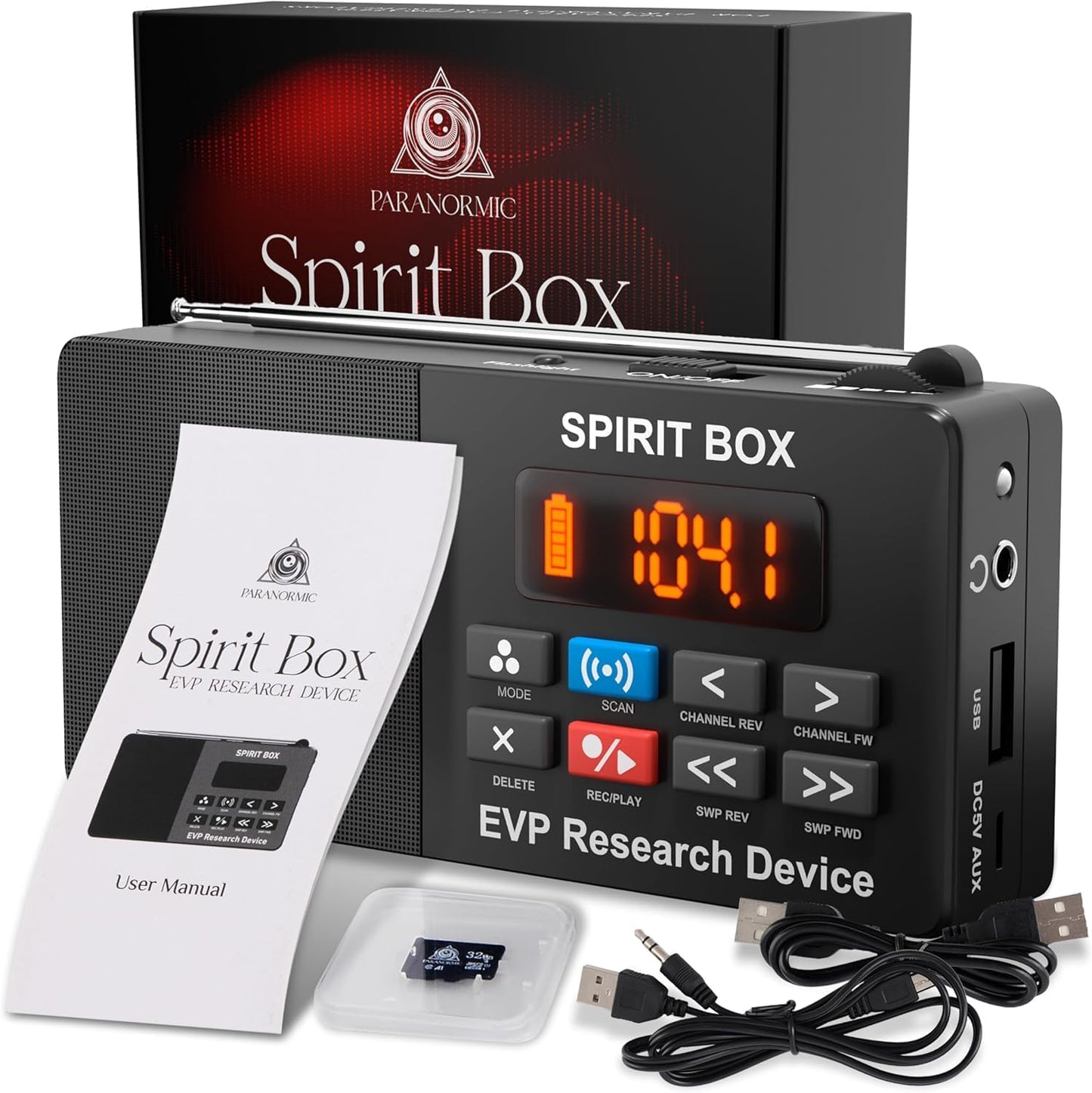 Spirit Box —  Handheld EVP Ghost Hunting Equipment Kit