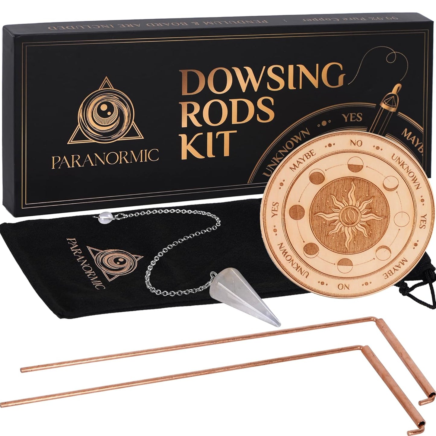 99.9% Pure Copper Dowsing Rods