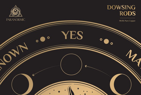 Cover of the Paranormic Dowsing Rods user manual.